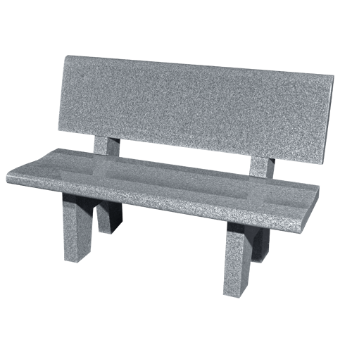 Super Gray Chair Style Granite Park Bench – APLAZER