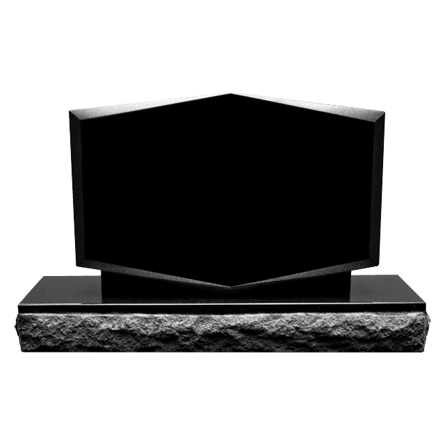 Jet Black Granite Upright Mini Memorial (RT01) – APLAZER