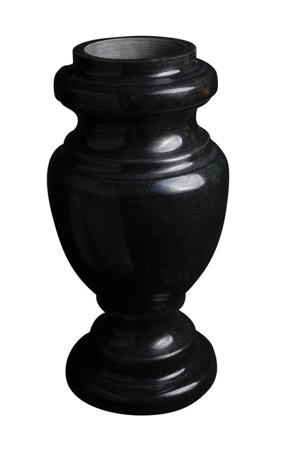 Ornate Turned Granite Vase