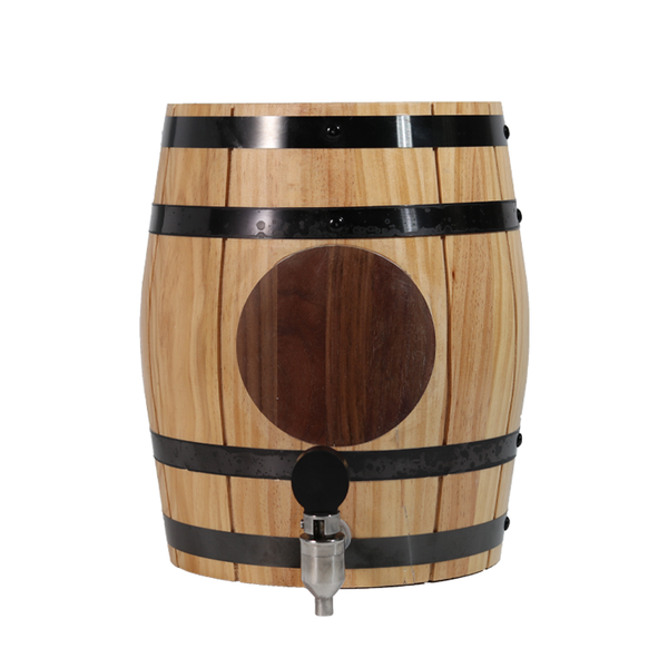 Wooden Barrel Dispenser (3L)