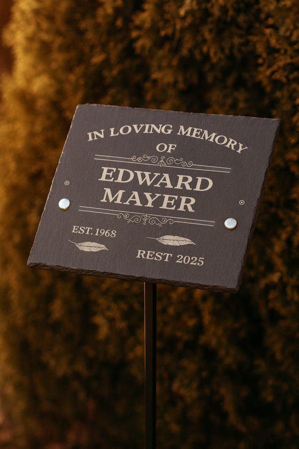 Slate Sign w/Stake