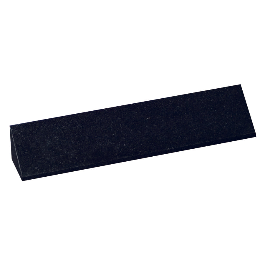 Triangular Nameplate Jet Black Granite Triangle Name Plate – APLAZER